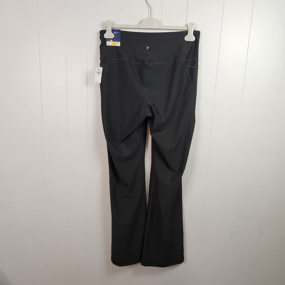 Old Navy Slim Bootcut Flare Leggings High Rise Pockets Olive Green Size Xl New - Picture 2 of 5